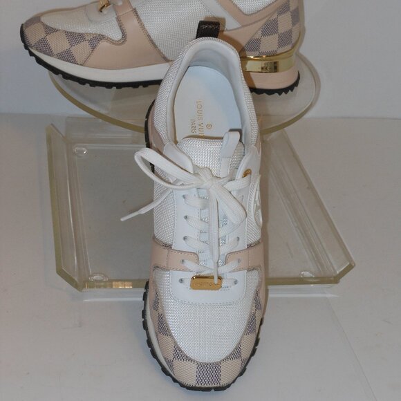 Louis Vuitton Run Away Sneakers Size 38/8 Women's Trainers Authentic W/ Box Lot - Picture 13 of 16
